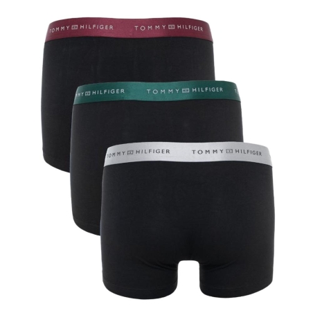 Lot de 3 Boxers Noir Homme Tommy Hilfiger Metallics