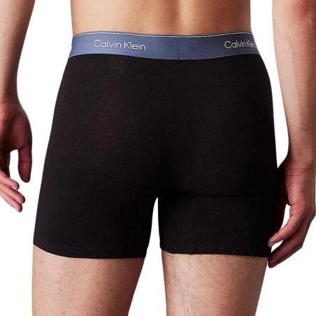 x5 Boxers Noir/Bleu Homme Calvin Klein Jeans Brief
