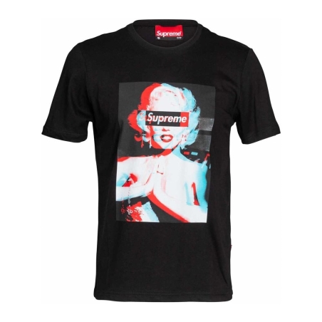T-shirt Noir Homme Supreme Grip Marilyn