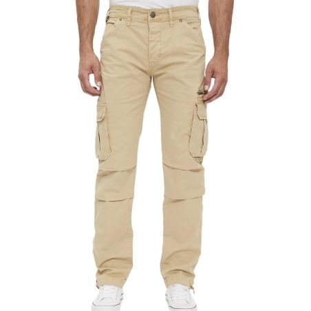 Pantalon Cargo Beige Homme Paname Brothers JOKER