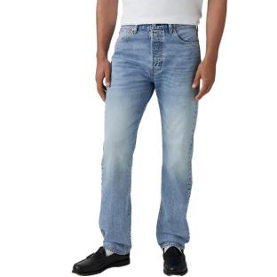 Jean Bleu Délavé Homme Levi's 501 Levis Original Fit