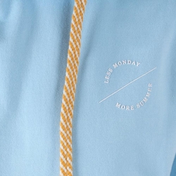 Sweat Manches Courtes Bleu Homme Deeluxe Disco