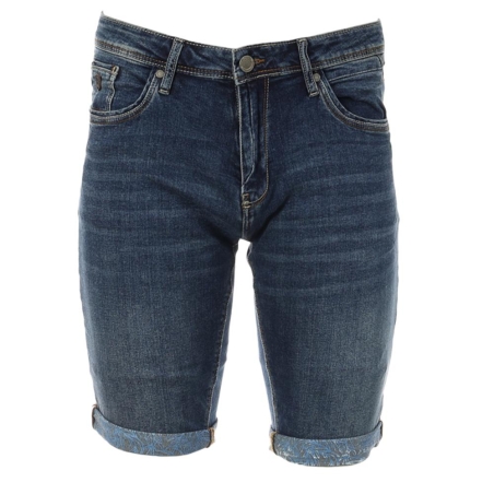 Short Bleu Homme Bermuda RMS26 Stone