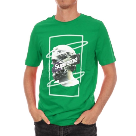 T-shirt Vert Homme Supreme Grip Greece