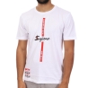T-shirt Blanc Homme Supreme Grip Surf