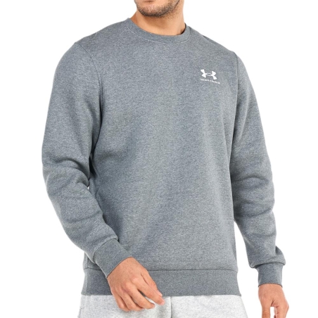 Sweat Gris Homme Under Armour Essential Fleece Crew