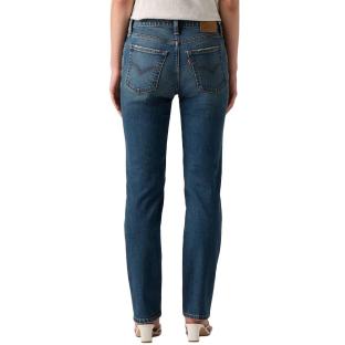 Jean 724 Bleu Classique Femme Levi's High Rise Straight 18883