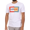 T-shirt Blanc Homme Supreme Grip Flag