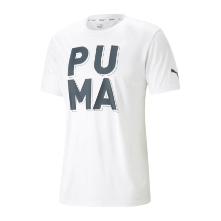 T-shirt Blanc Homme Puma Train
