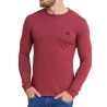 T-Shirt Manches Longues Bordeaux Homme Timberland Sleeve