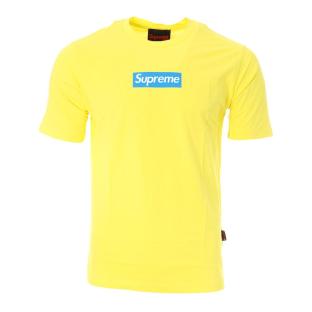 T-shirt Jaune/Bleu Homme Supreme Grip Michael