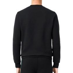 Sweat Noir/Vert Homme Lacoste SH5498