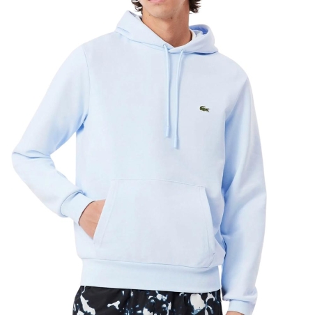 Sweat Bleu Clair Homme Lacoste Molleton