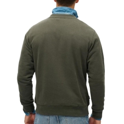 Sweat Kaki Homme Superdry Essential Logo Crew