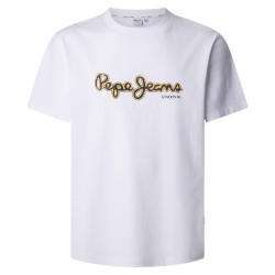T-shirt Blanc Homme Pepe jeans Dorian