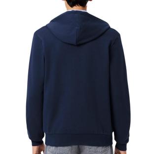 Sweat Zippé Marine Homme Lacoste Classic Fit