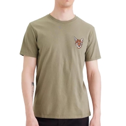 T-shirt Vert Homme Dockers Graphic Neutrals