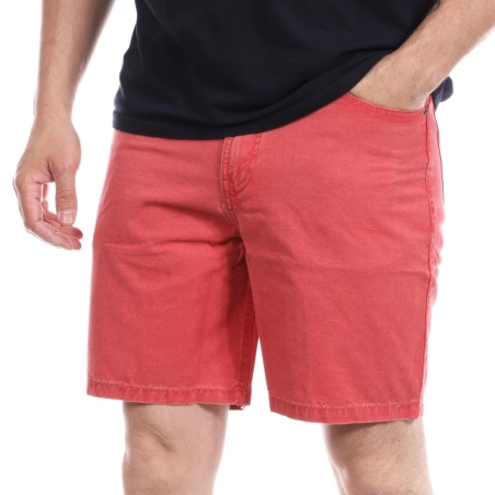 Short Rouge Délavé Homme Quiksilver Les Dunes