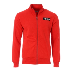 Sweat Zippé Rouge Homme Supreme Grip Susy