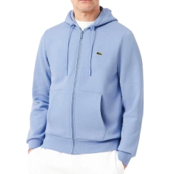 Sweat Zippé Bleu Homme Lacoste Zipped