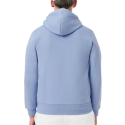 Sweat Zippé Bleu Homme Lacoste Zipped