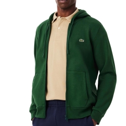 Sweat Zippé Vert Homme Lacoste Mol