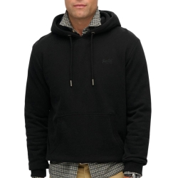 Sweat Noir Homme Superdry Essential Logo HB