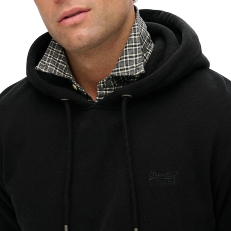 Sweat Noir Homme Superdry Essential Logo HB