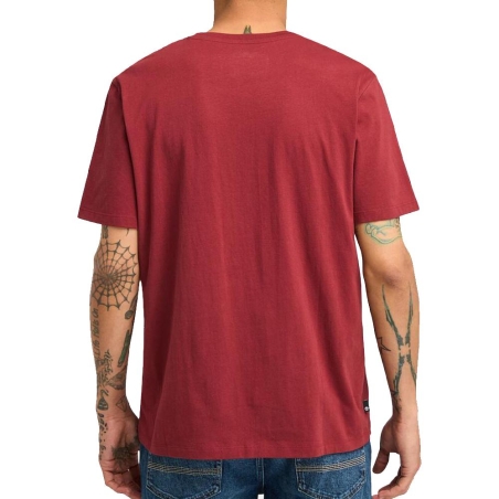 T-Shirt Bordeaux/Noir Homme Timberland Sleeve