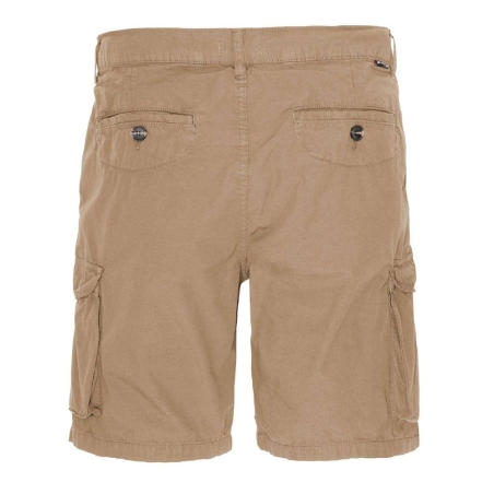 Short Beige Homme Schott Combat Canvas