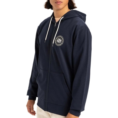 Sweat Zippé Marine Homme Quiksilver Circle Back