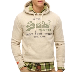 Sweat Beige Homme Superdry Vl Heritage