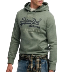 Sweat Vert Homme Superdry Vl Heritage