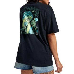 T-shirt Noir Homme Converse Mushrooms