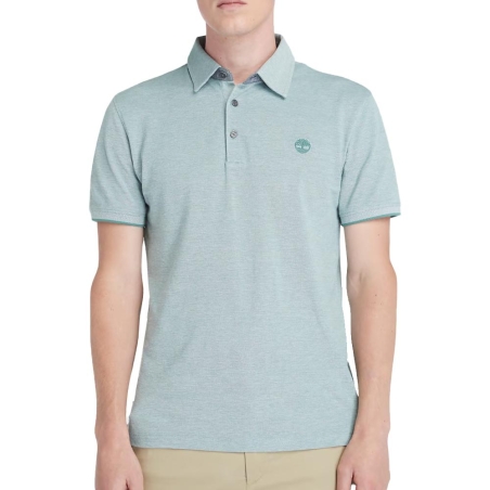 Polo Vert Homme Timberland Oxford