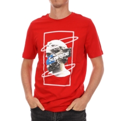 T-shirt Rouge Homme Supreme Grip Greece