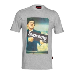 T-shirt Gris Homme Supreme Grip Film
