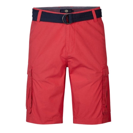 Short Rouge/Noir Homme Petrol Industries Cargo