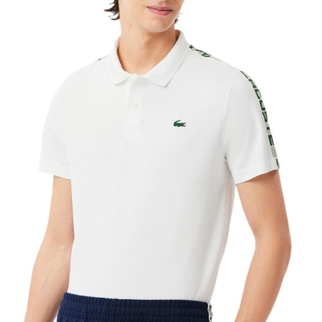 Polo de tennis Blanc Homme Lacoste Ultra Dry