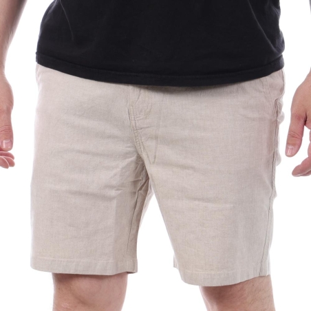 Short Beige Homme Teddy Smith linen