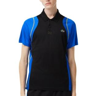 Polo Noir/Bleu Homme Lacoste DH5180