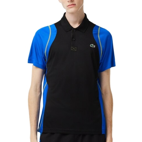 Polo Noir/Bleu Homme Lacoste DH5180