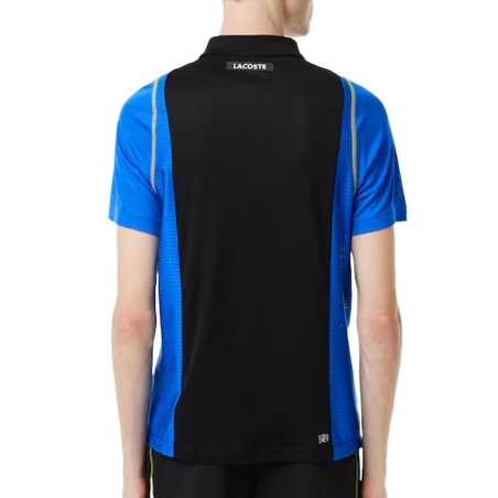 Polo Noir/Bleu Homme Lacoste DH5180