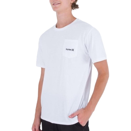 T-shirt Blanc Homme Hurley Oao