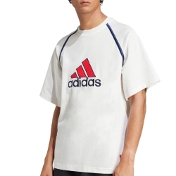 T-Shirt Blanc Homme Adidas Badge