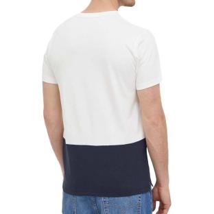 T-shirt Blanc/Marine Homme Pepe jeans Walter