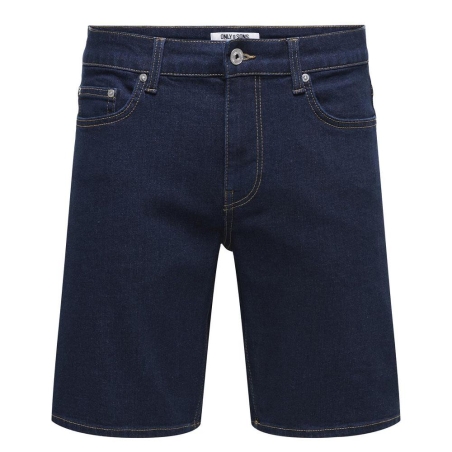 Short en Jean Bleu Brut Homme Only & Sons Weft