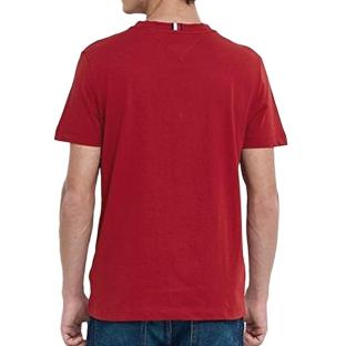 T-shirt Rouge Homme Tommy Hilfiger Printed