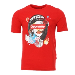 T-shirt Rouge Homme Supreme Grip Queen