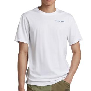 T-shirt Blanc Homme G-Star Raw Lash Back